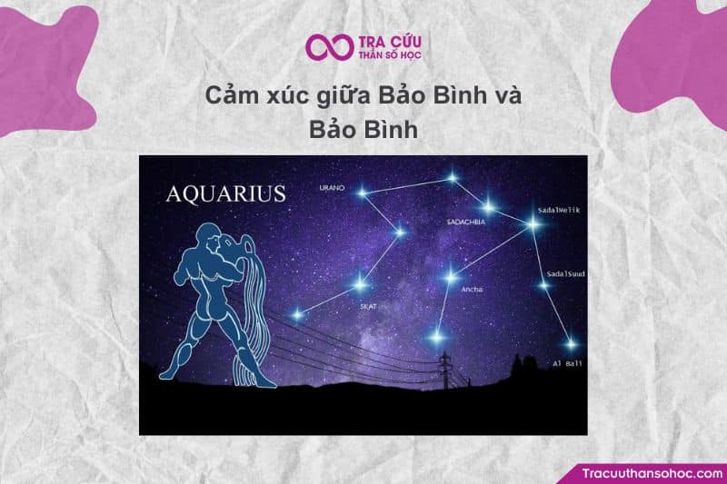 Cảm xúc giữa Bảo Bình và Bảo Bình