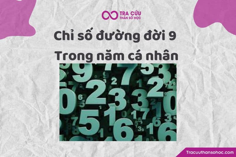 Chỉ số đường đời 9 trong năm cá nhân