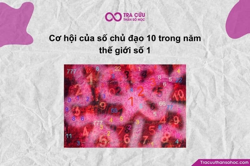 Số chủ đạo 10 và Năm thế giới số 1 gặp nhau giống như một cú "double hit" về sức mạnh cá nhân.