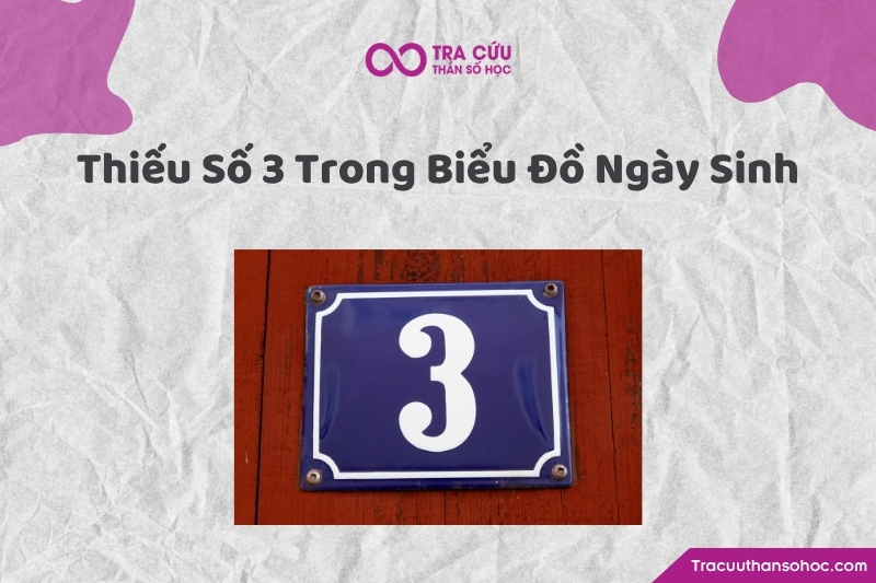 Thiếu số 3 trong biểu đồ ngày sinh là gì? Khám phá điểm mạnh, điểm yếu và lời khuyên phát triển